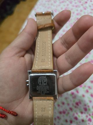 Reloj Fossil marrón y plata