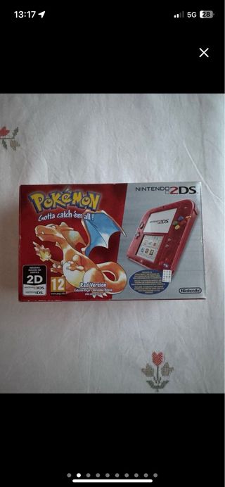 Nintendo 2DS roja - Pokémon