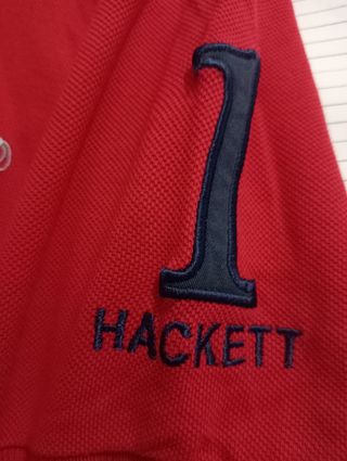 Polo Hackett rojo talla M