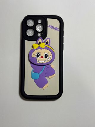 Funda iPhone 15 pro max 5  diseño  labubu