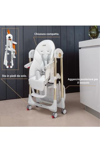 Trona Peg Perego Prima Pappa Follow Me Naranja