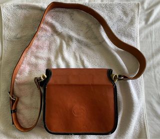 Borsa vera pelle vintage fatta artigianalmente.