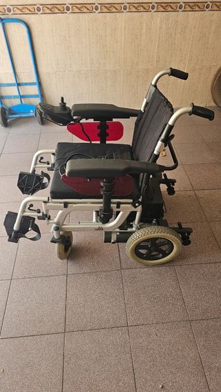 Silla ruedas eléctrica plegable