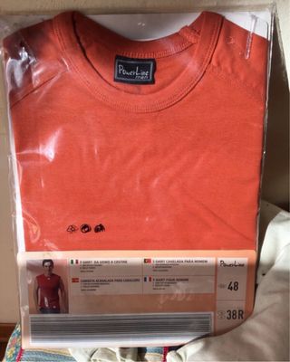 Canotta PowerLine uomo arancio tg M