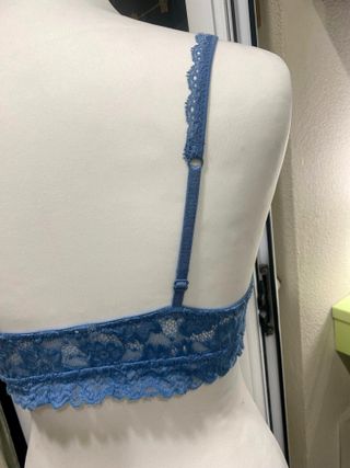 Sujetador Azul de Encaje
