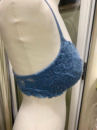 Sujetador Azul de Encaje