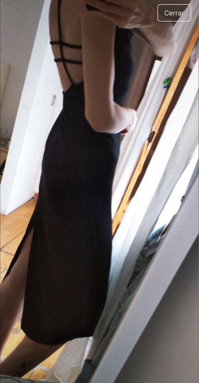 Vestido negro Commence talla S