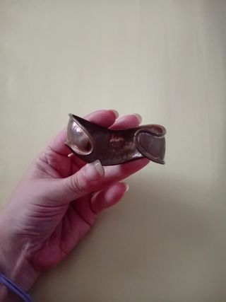 Bracciale rigido in rame anni 70