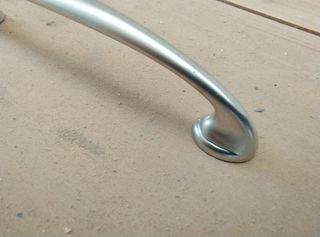 10x Maniglie moderne nichel satinato