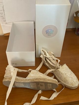 Alpargatas Magnífica Lula marfil 35