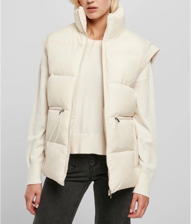 Chaleco acolchado Urban Classics beige