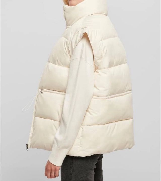 Chaleco acolchado Urban Classics beige