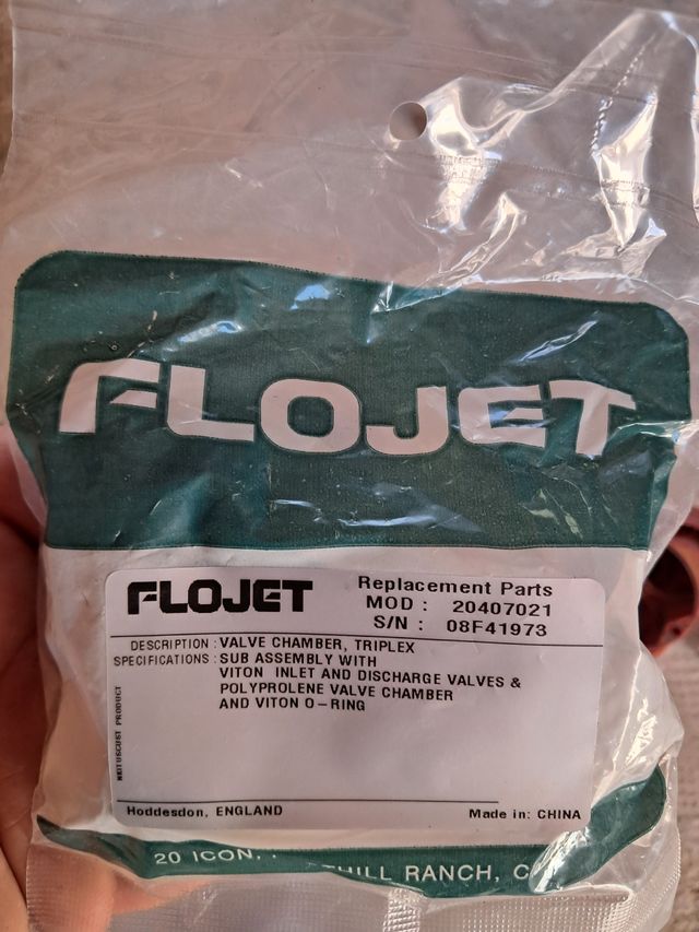 Flojet Válvula 20407021 - Repuesto