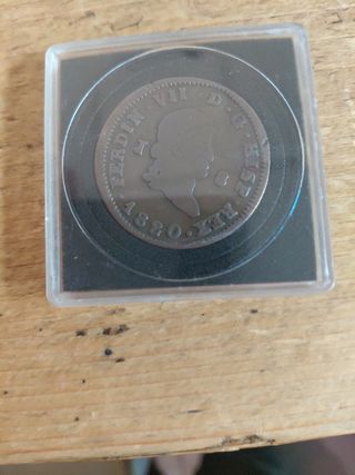 Moneda Fernando VII 1820