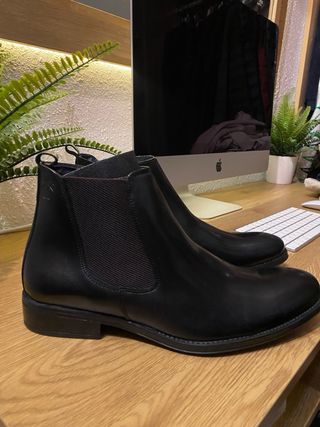 Botines Fluchos negros hombre