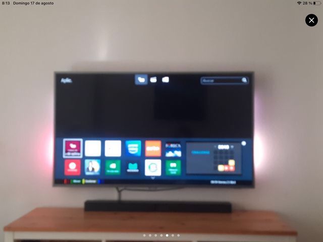 TV Philips Ambilight 55" plateado