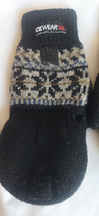 Guantes ICEWEAR - Negro y Gris