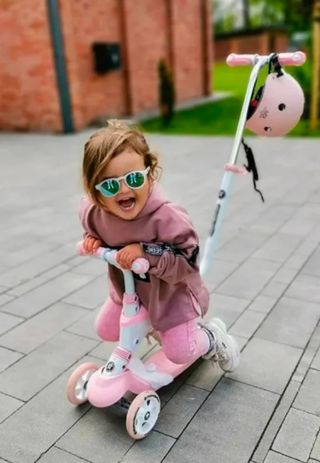 Patinete 5 en 1 infantil rosa