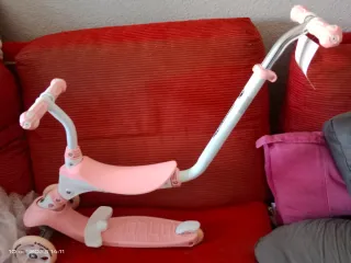 Patinete 5 en 1 infantil rosa