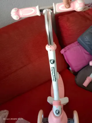 Patinete 5 en 1 infantil rosa
