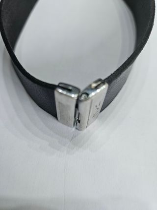 Juego Joyas Piel Plata: Collar Pulsera Pendientes