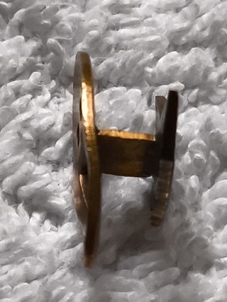 INSIGNIA SOLAPA LUCERO FALANGE ESPAÑOLA EN COBRE