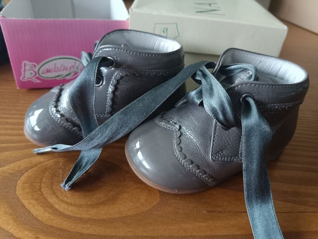 Lote zapatos bebé charol