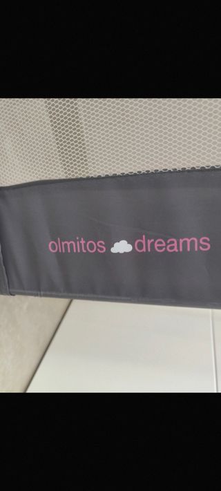 Barrera cama bebé OLMITOS - Rosa 150cm