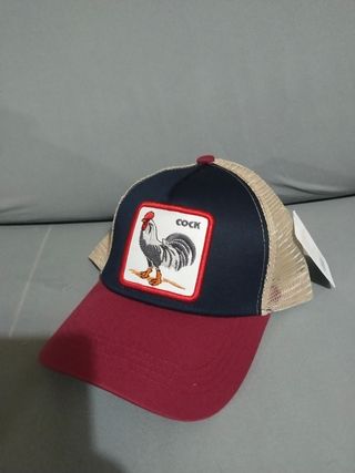 Gorra Trucker Gallo - Azul y Rojo