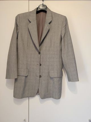Blazer Stefanel gessato grigio, Made in Italy 🇮🇹