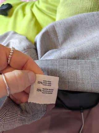 Blazer Stefanel gessato grigio, Made in Italy 🇮🇹