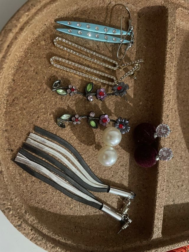 Pendientes multicolor