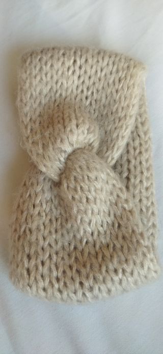 Diadema y guantes Icewear - beige/azul