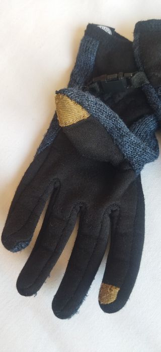 Diadema y guantes Icewear - beige/azul