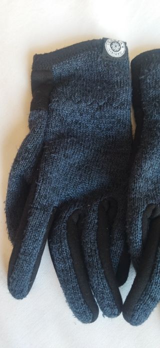 Diadema y guantes Icewear - beige/azul