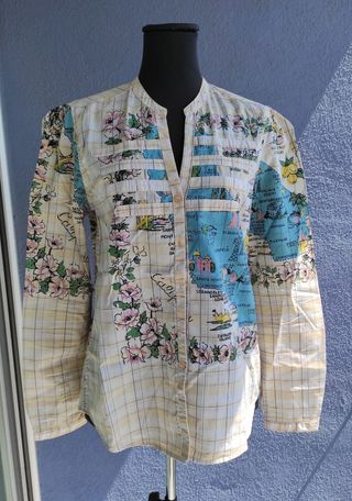 Camisa Custo Barcelona estampada