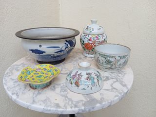 Antiguas piezas porcelana china