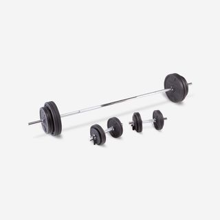 Kit mancuernas y barras 93 kg musculación Corength