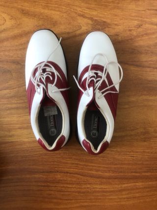 Zapatos golf mujer talla 39 + bolsa