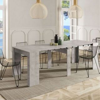 Mesa extensible gris - Cómoda