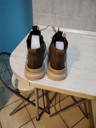 Stivaletti Timberland beige/verde oliva