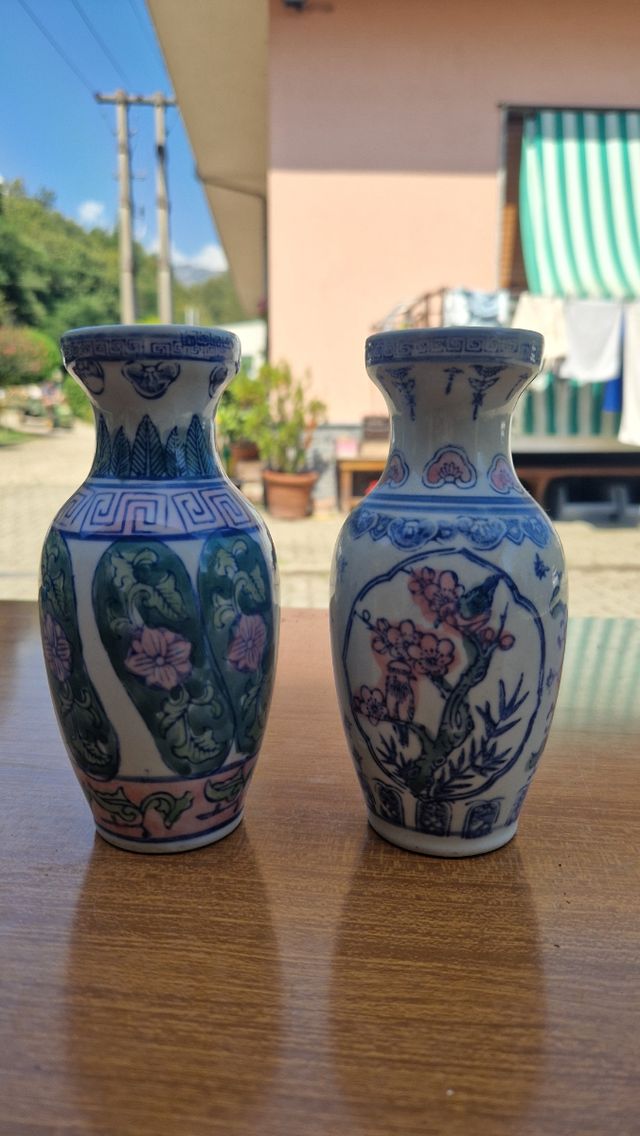 2 Vasetti decorati