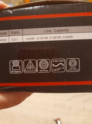 Carrete Pesca BK500 - Nuevo