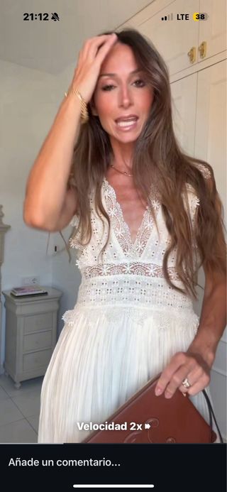 Vestido blanco Zara - Talla S Agotado en web.