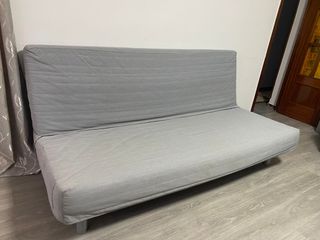 Sofá cama individual gris