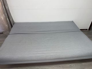 Sofá cama individual gris