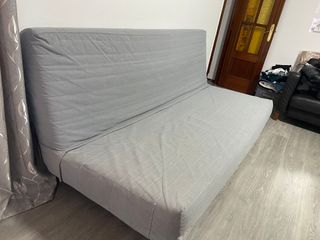 Sofá cama individual gris