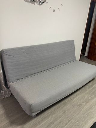 Sofá cama individual gris