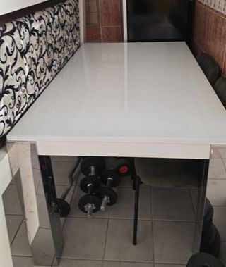 Mesa Comedor Blanca Extensible 150cm