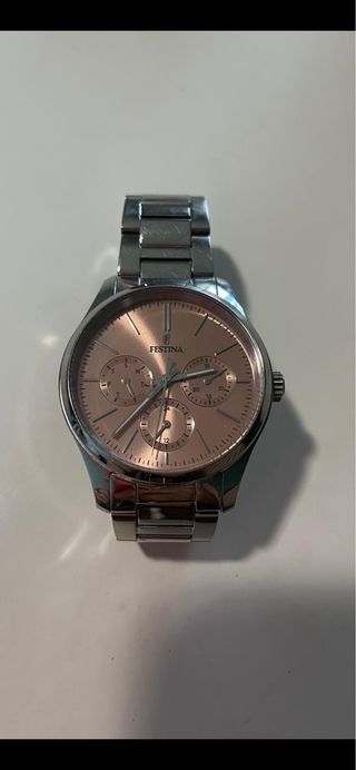 Festina mujer - Reloj rosa y plata